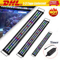 Einstellbar LED RGB Aquarium Beleuchtung Lampe Vollspektrum Aufsetzleuchte Licht