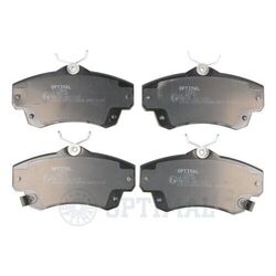 1x Bremsbelagsatz, Scheibenbremse OPTIMAL BP-12089 passend für CHRYSLER