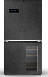 Wolkenstein WCD595EWTSNF ST Side-by-Side Stand-Kühl-Gefrierkombination 1598083