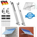 Solarmodul Halterung Aufständerung Balkonkraftwerk Flachdach PV-2-8 PANEELE SET~