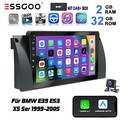 9" Für BMW 5er E39 X5 E53 E38 Android 13 Autoradio Carplay GPS NAVI WIFI RDS DAB