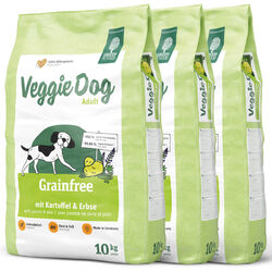 3 x 10 kg Green Petfood Veggie Dog Adult Grainfree