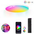 LED Deckenleuchte Dimmbar mit Fernbedienung 24W RGB Farbwechsel Deckenlampe