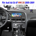 Android14 Autoradio CarPlay GPS Navi Für AUDI A6 C6 MMI 2G 2005-2009 6+128G DVR+