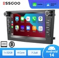 Autoradio  Android 14 GPS Für Opel Corsa C D Astra H Zafira B  32G RDS Carplay