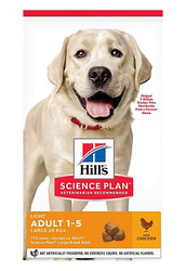 (EUR 5,21/kg)  Hill's Science Plan Adult Light Large Breed mit Huhn: 14 kg