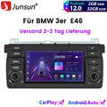 Für BMW 3er E46 7" Carplay Android 12 Autoradio GPS NAVI WIFI 2+32GB BT DSP DAB+