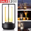 USB LED Dimmbar Tragbare Kristall Laterne Tischlampe Wiederaufladbare kabellose