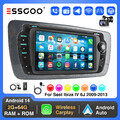 DAB+ Autoradio Android 14 64G Carplay GPS NAV Cam Für Seat Ibiza MK4 6J 09-2013