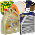 FILTERSET INSPEKTIONSKIT+CASTROL 5W30 ÖL für AUDI A6 4G C7 2.0 TDI 136-177 PS