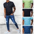 Herren Poloshirt Herrenshirt Sport Basic Shirt Kurzarm T-shirt DSTREET