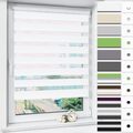 Doppelrollo Klemmfix ohne Bohren DuoRollo Seitenzugrollo Fensterrollo Rollo