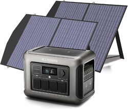 ALLPOWERS Solargenerator R1500, 1152Wh Powerstation mit SP027 2x 100W Solarpanel