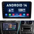 6+128G Für AUDI A3 8P 2003-2012 Android 14 Autoradio Apple Carplay GPS Navi WIFI