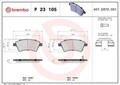 BREMBO BREMSBELÄGE passend für SUZUKI SX4 EY GY GY RW FIAT SEDICI 189