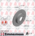 2x ZIMMERMANN Bremsscheibe COAT Z 430.1485.20 für OPEL ZAFIRA MERIVA ASTRA 264