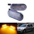 2x Seitenblinker Klarglas LED Blinker für VW Caddy Polo III IV Transporter T5 Up