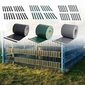 Sichtschutzstreifen PVC Doppelstabmattenzaun Zaunfolie Windschutz Zaun Streife🏡