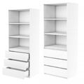 Kleiderschrank Mehrzweckschrank Regtl 3 Schubladen Stauraumkommode Hochschrank