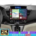 13.1"4+64G Android 14 Autoradio 8Kern GPS Navi 2K Für Honda CR-V CRV 2012-2016