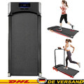 Laufband elektrisch 6 km/h LCD Display Puls Fitness Heimtrainer klappbar 100 kg