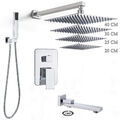 Bad Regendusche Unterputz Duscharmatur set Armatur Duschteller mit Handbrause