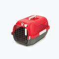 Catit Rot Transportbox 48,3 x 32,6 x 28 cm für Katzen oder kleinen Hunden