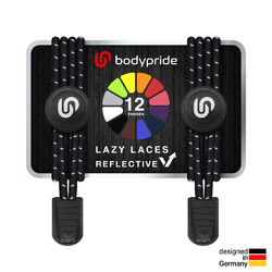 bodypride® Lazy Laces, Elastische Schnellverschluss - Schnürsenkel ohne Binden