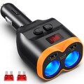 ·Für Zigarettenanzünder Doppelsteckdose Adapter 2Fach Verteiler Kfz Auto 12V/24V