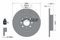 2x TEXTAR 92145903 Bremsscheibe für ABARTH  passend für FIAT OPEL