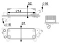 MAHLE CLC 77 000P Ölkühler, Automatikgetriebe für AUDI