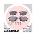 Bremsbelagsatz Scheibenbremse Zimmermann 24703.175.1 für Bmw Hinterachse