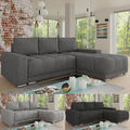 Couchgarnitur PAVO mit Schlaffunktion Ecksofa L-form Eckcouch Bettfunktion Sofa
