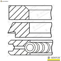 4x KOLBENRINGSATZ 08-437000-00 STD FÜR KKDA/HCPA/HCPB/QYWA/FFWA/BHPA/RWPA 1.8L