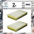2x ORIGINAL® Hengst Filter Filter, Innenraumluft für Daf 75 Cf Cf 65 Cf 75 Cf