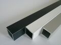 Aluminium Vierkantrohr "PULVERBESCHICHTET/eloxiert Aluprofil  Rechteck Rohr