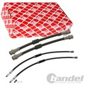 4x FEBI BREMSSCHLAUCH VORNE + HINTEN passend für VW TOURAN VAN (1T1) 1.4-2.0