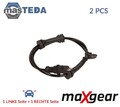 20-0293 ABS SENSOR DREHZAHLFÜHLER VORNE MAXGEAR 2PCS NEU OE QUALITÄT