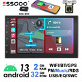 DAB+ Autoradio mit Bluetooth BT 2+32G 7zoll 2DIN MP5 Player USB GPS NAVI FM CAM