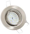 12x LED Einbaustrahler Dimmbar Einbauleuchten Flach Decken Einbau Spot Set 230V
