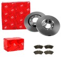 TRW BREMSSCHEIBEN 266mm + BELÄGE VORNE passend für CITROEN C2 C3 C3 PLURIEL