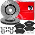 brembo BREMSSCHEIBEN+ BELÄGE HINTEN passend für AMG A45 W176 C117 X117 X156 R172