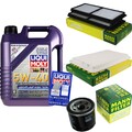 INSPEKTIONSKIT FILTER LIQUI MOLY ÖL 5L 5W-40 für Mazda 2 DE 1.3 1.5 1.5i
