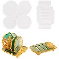 Silikonform Untersetzer Unregelmäßig Silikonformen Epoxidharz Set DIY Achatfo...