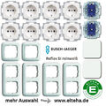 Busch-Jaeger Reflex SI reinweiß Schalter Steckdosen Rahmen Kompl.-Set Spar-Paket
