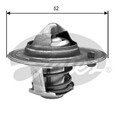 Thermostat Kühlwasser Kühlmittel für Chrysler Gates Th24488G1 1977 - 2004