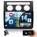 8-Kern Android14 Autoradio Für VW Touran 1T1 1T2 1T3 Navi Carplay GPS Kam 6+128G