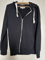Kaputzenpullover mit Reißverschluss Gr. M , Dunkel Blau Von Tom Tailor Denim