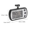 Kühlschrank Kühlschrankthermometer Magnetische Absaugung IPX4 Wasserdicht LCD CU