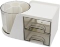 Coyanyu Schreibtisch Organizer mit Schublade, Multifunktionaler 360° Drehbar 